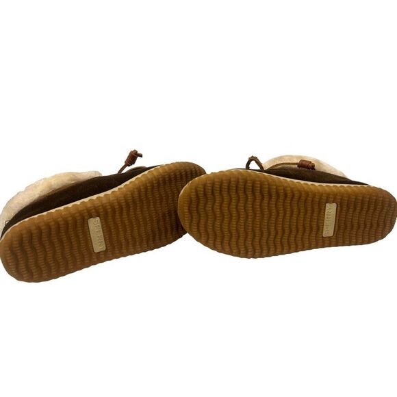 Sperry Elayna Slipper Suede Faux Fur Comfortable Rubber sole women's 6 - Picture 3 of 7